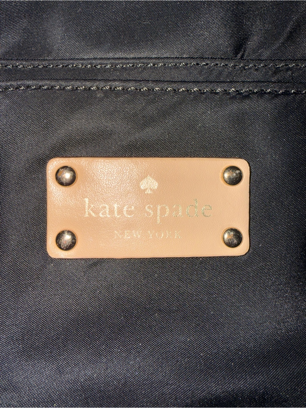 Kate Spade Honey Baby Bag Kennedy Park Black Nylon Diaper Bag - Picture 10 of 13